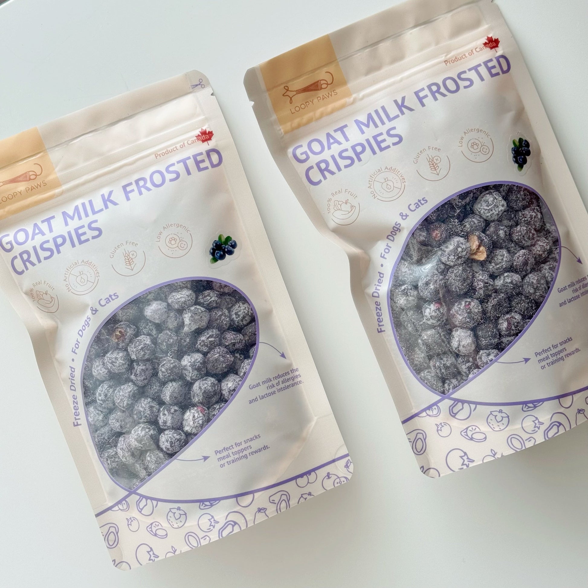 Lait de chèvre frosted bleuet 40g