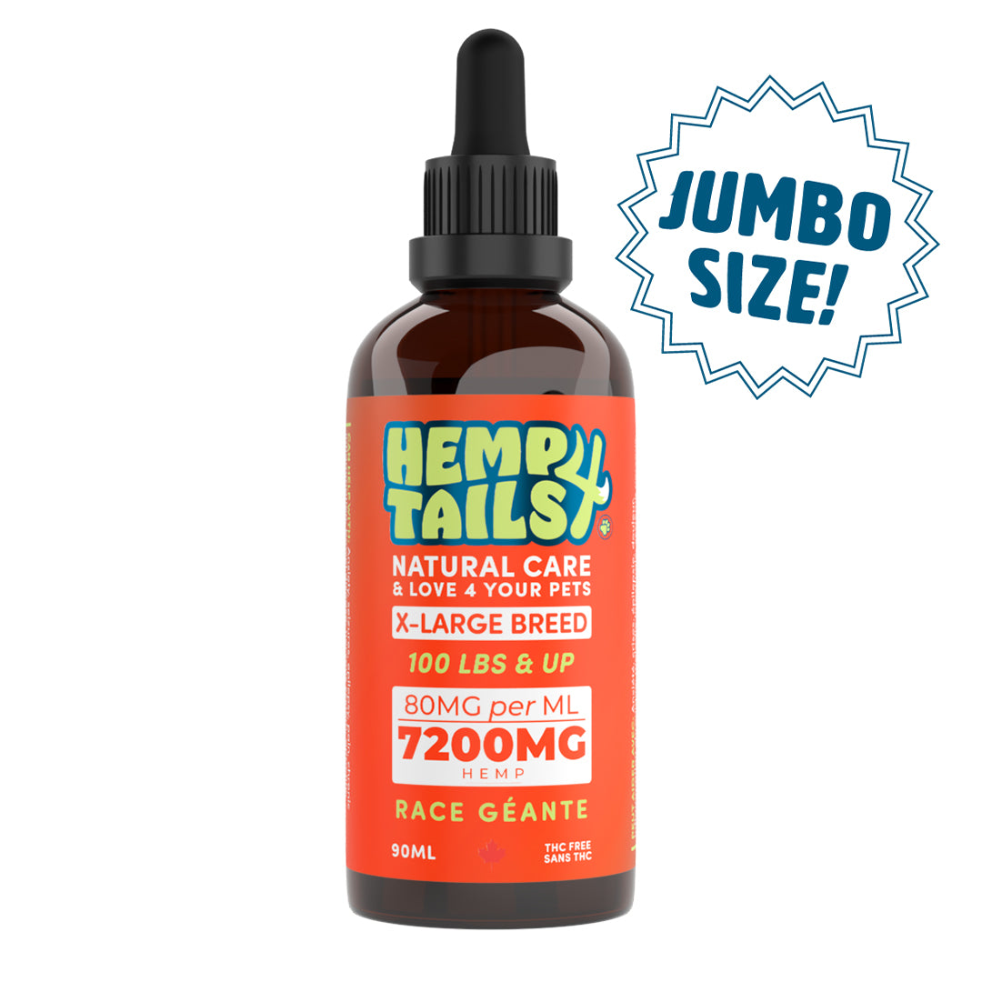 JUMBO X-Large Breed (100lbs & UP) – 7200mg – 90ml