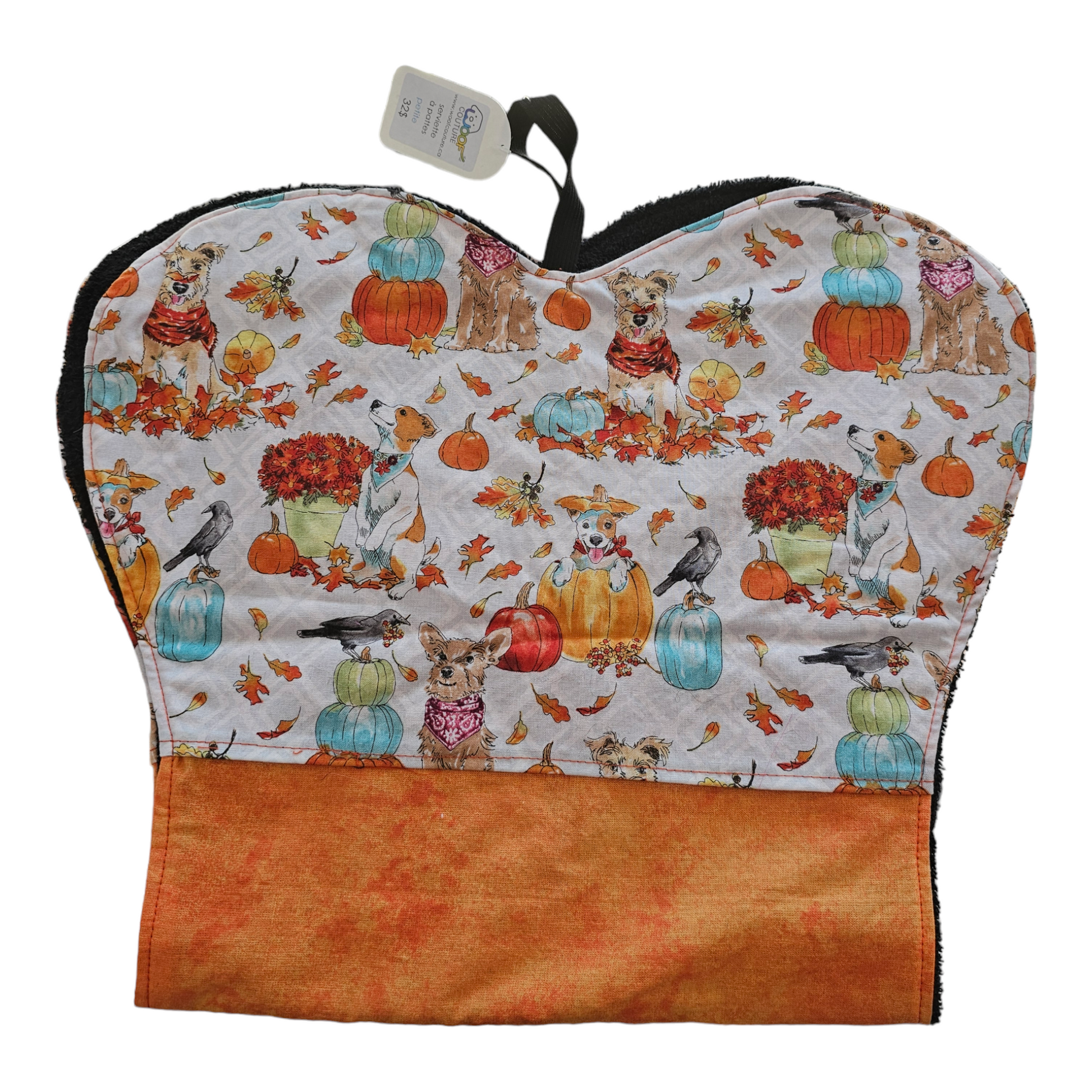 Serviette pour les pattes