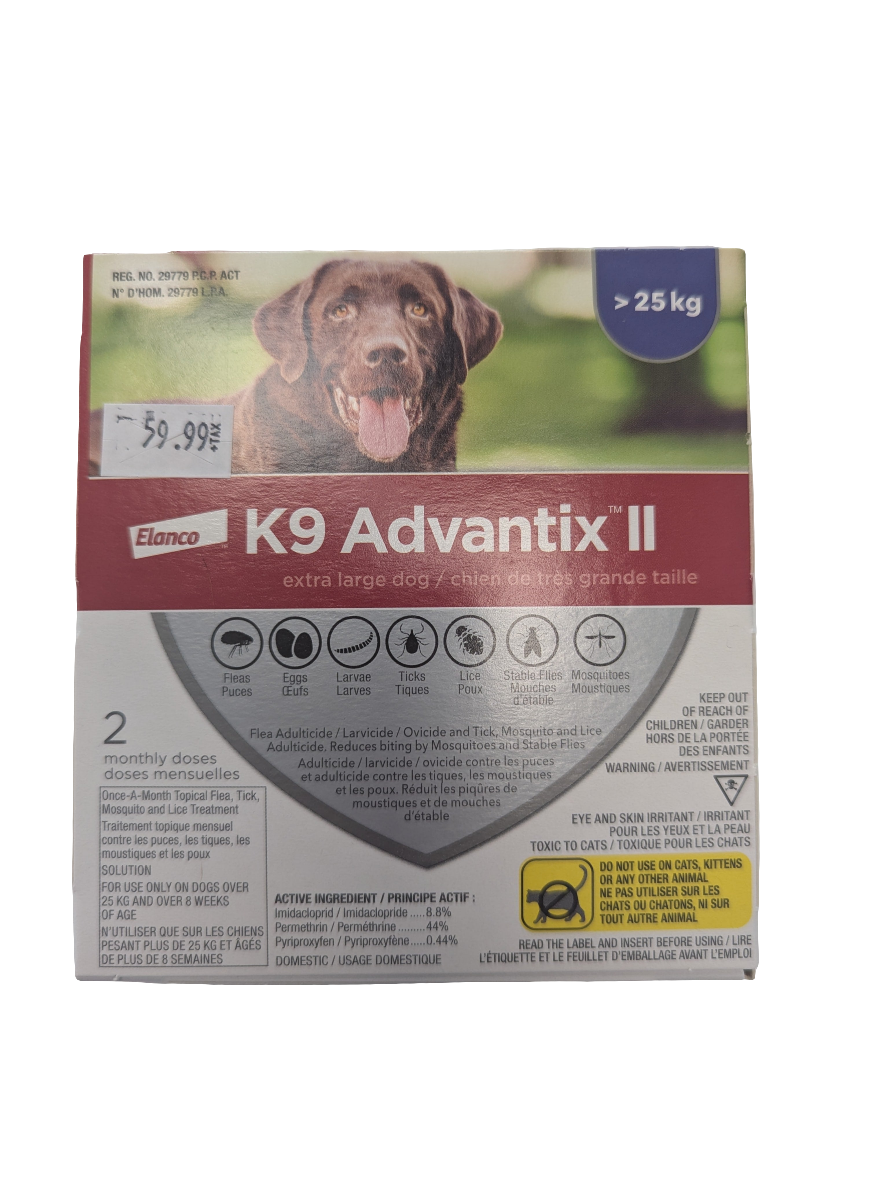 K9 Advantix II Chien de Très Grande Taille >25kg