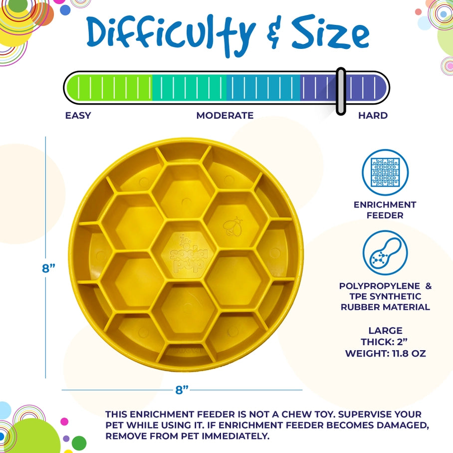 Bols d'enrichissement Honeycomb