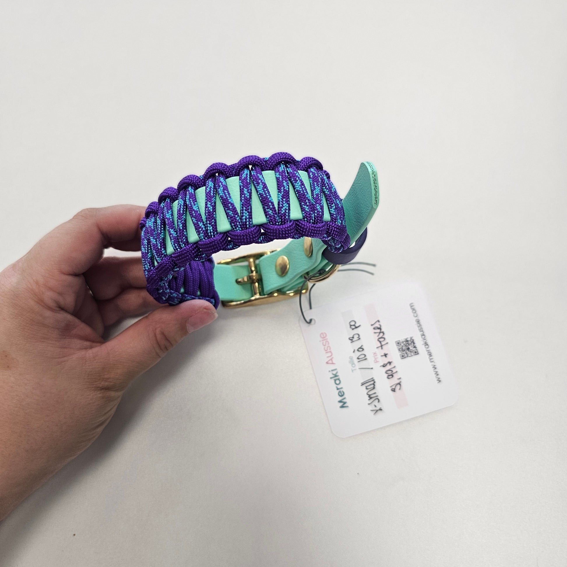 Collier paracorde et biothane