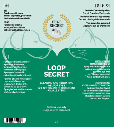 Loop secret 60ml nettoyant yeux et barbichette