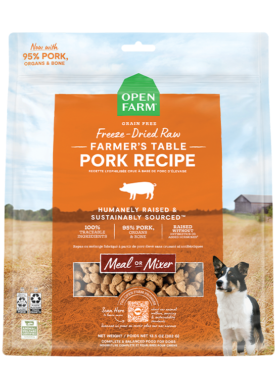 Farmer's table pork morsels 3.5oz