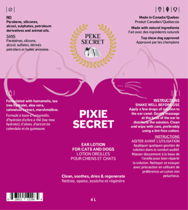 Pixie secret 120ml nettoyant oreilles