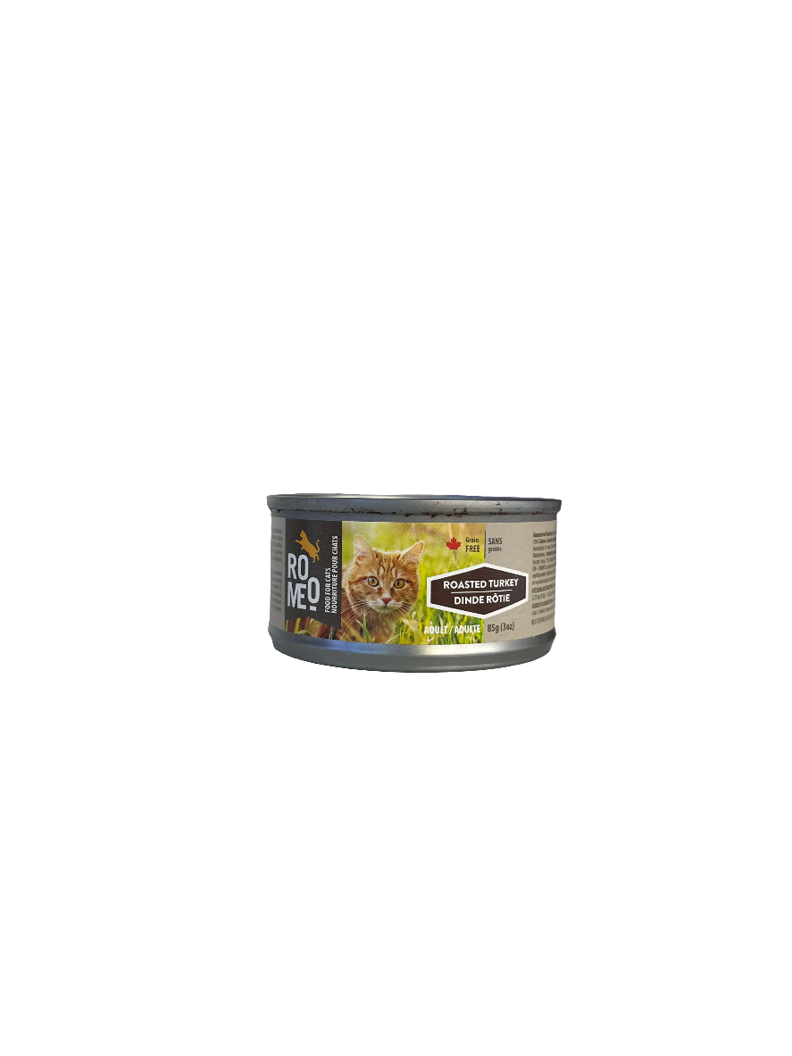 Canne Dinde rôtie chat 3 oz
