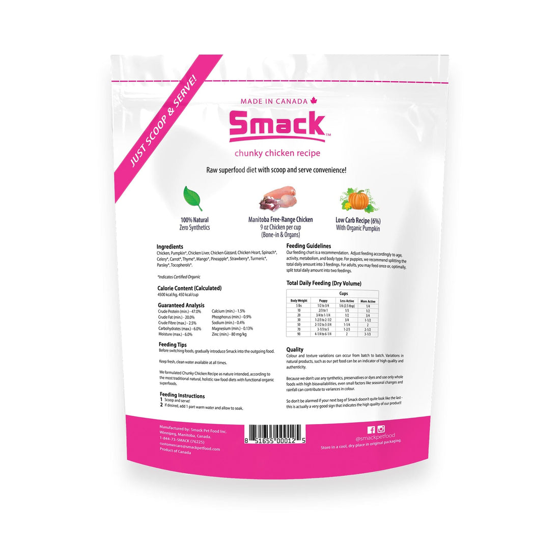 Smack chuncky chicken 250g