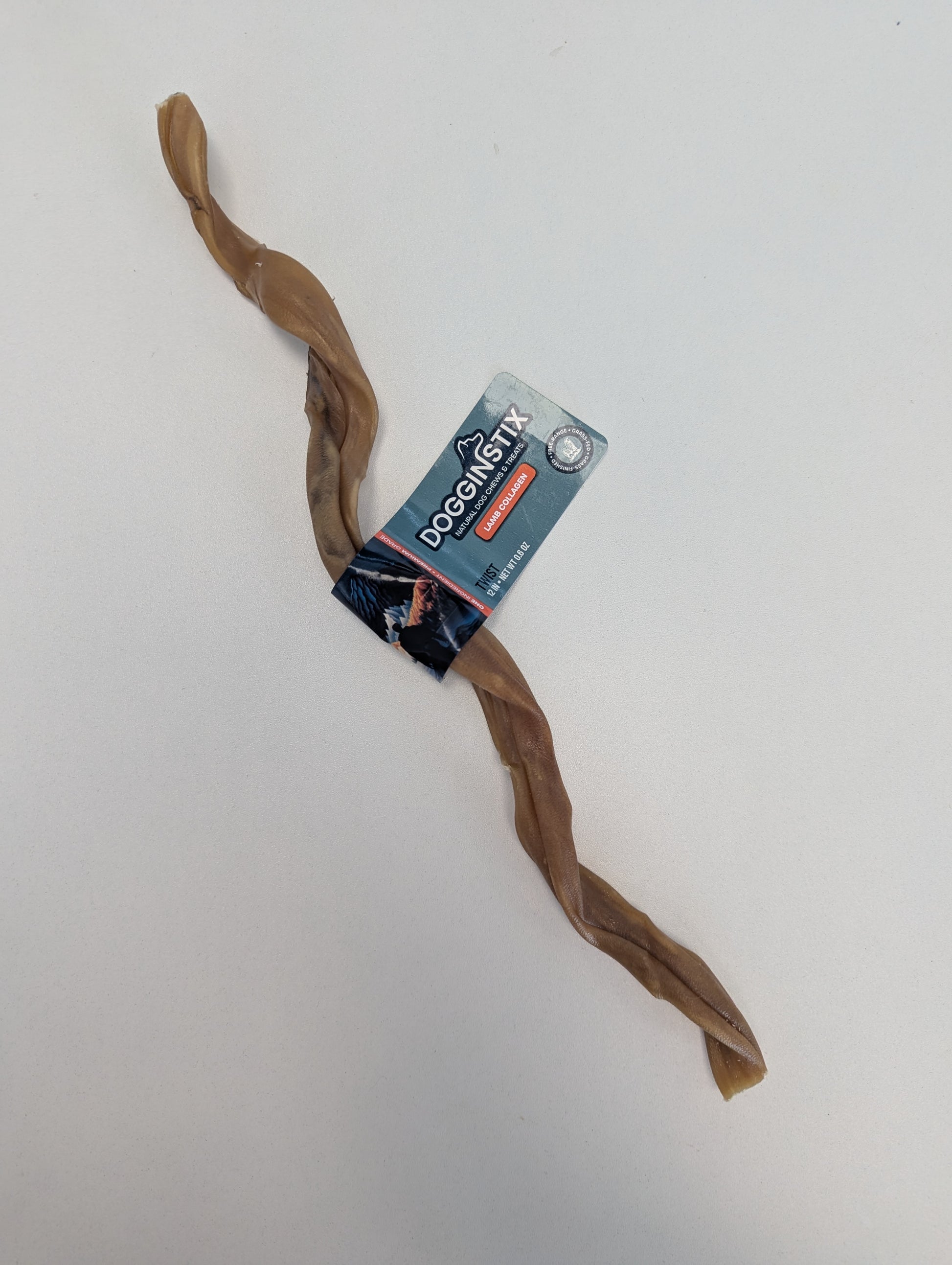 Dogginstix collagène d'agneau twist