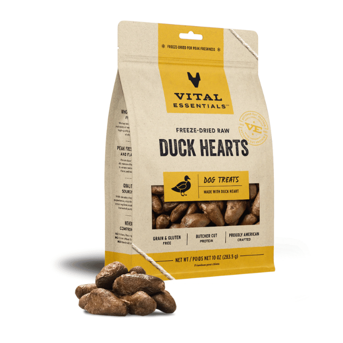 Coeur de canard lyophilisé